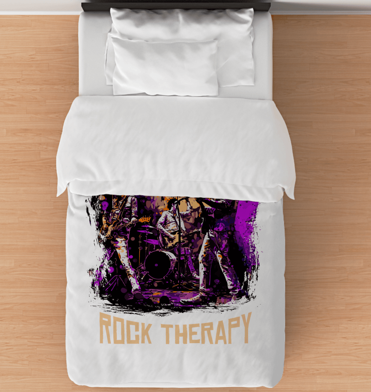 Rock Therapy Duvet Cover - Beyond T-shirts