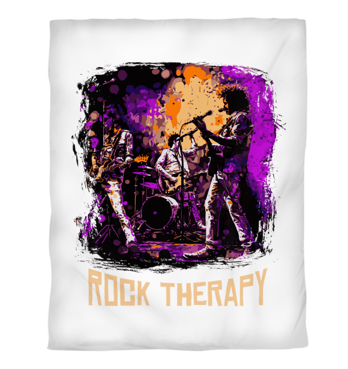 Rock Therapy Duvet Cover - Beyond T-shirts