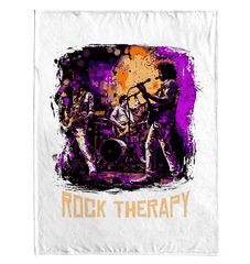 Rock Therapy Sherpa Blanket - Beyond T-shirts