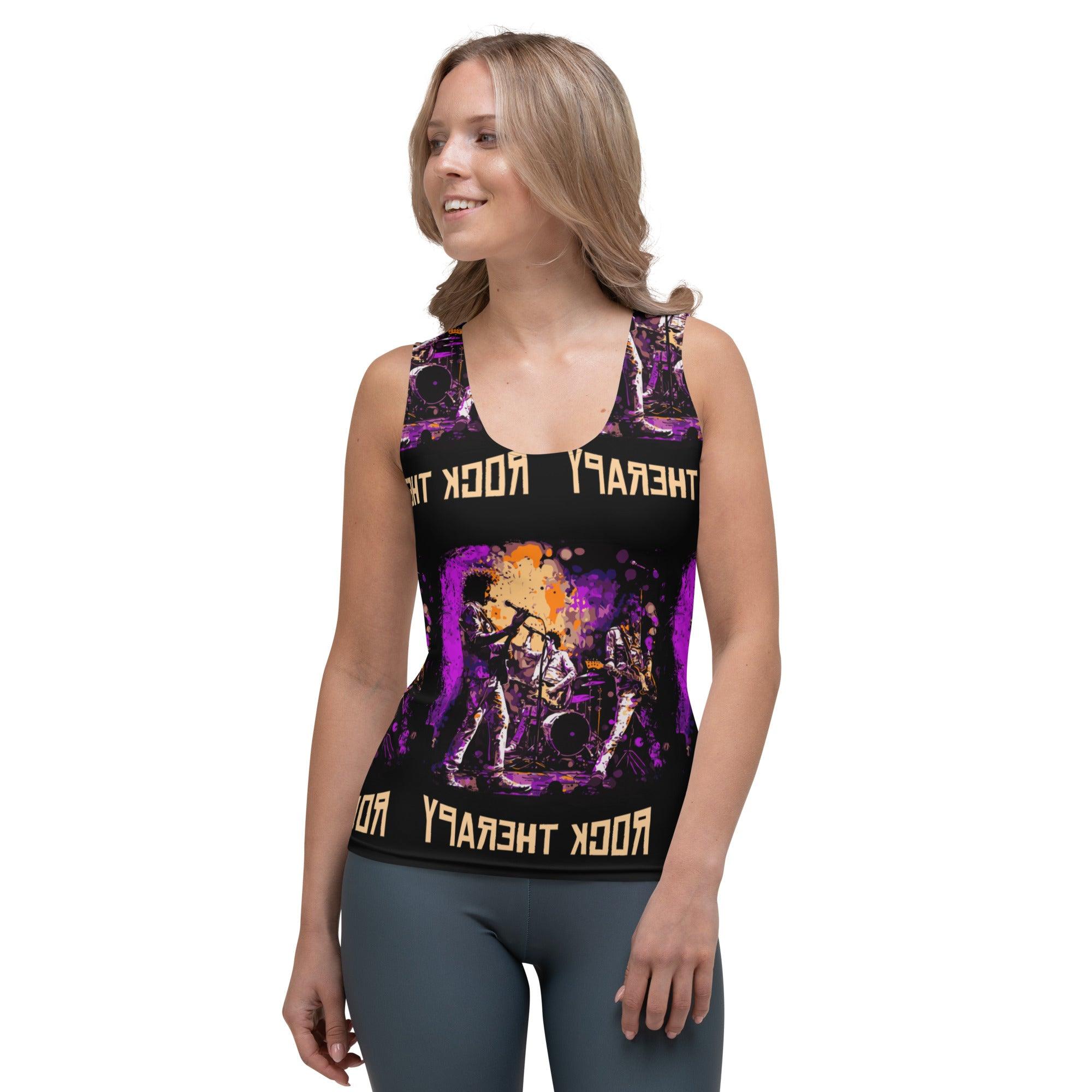 Rock Therapy Sublimation Cut & Sew Tank Top - Beyond T-shirts