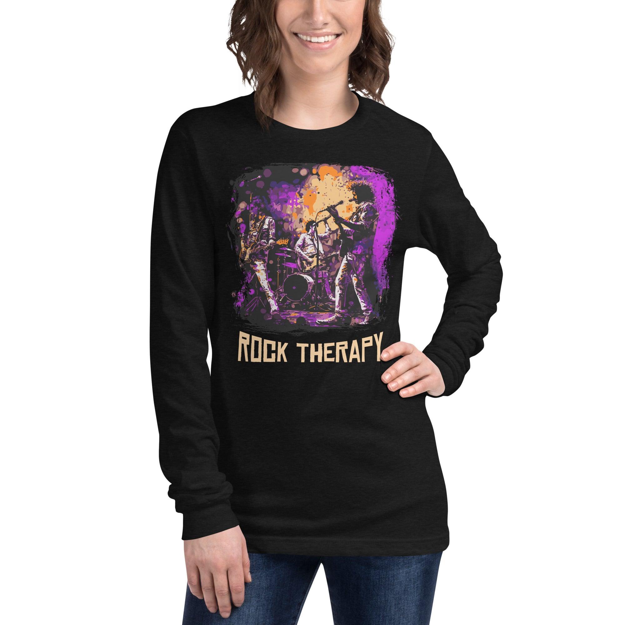 Rock Therapy Unisex Long Sleeve Tee - Beyond T-shirts