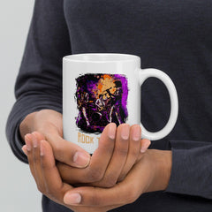 Rock Therapy white glossy mug - Beyond T-shirts