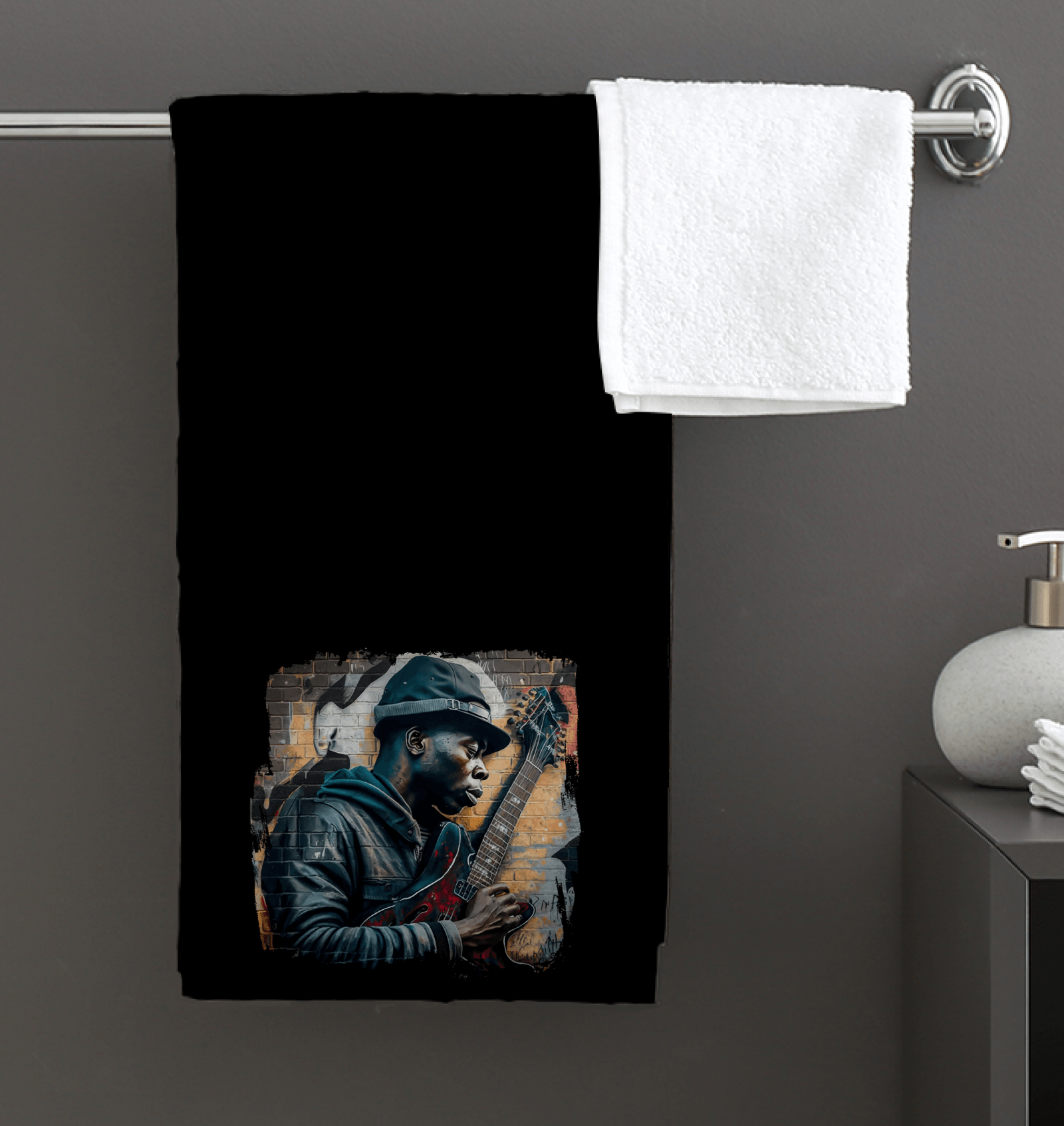 Rocking Out, Feeling Alive Bath Towel - Beyond T-shirts