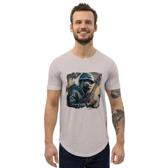 Rocking Out, Feeling Alive Men's Curved Hem T-Shirt - Beyond T-shirts