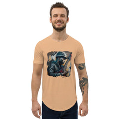 Rocking Out, Feeling Alive Men's Curved Hem T-Shirt - Beyond T-shirts