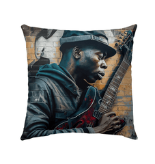 Rocking Out, Feeling Alive Outdoor Pillow - Beyond T-shirts