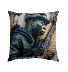 Rocking Out, Feeling Alive Outdoor Pillow - Beyond T-shirts