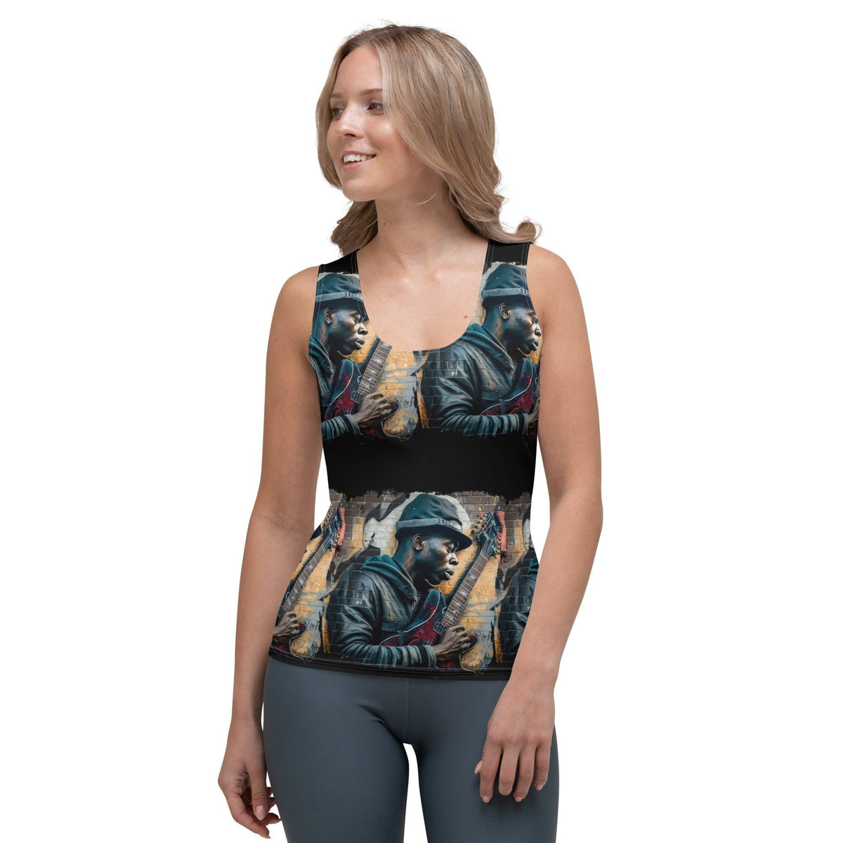 Rocking Out, Feeling Alive Sublimation Cut & Sew Tank Top - Beyond T-shirts