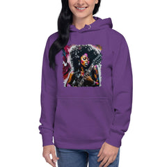 Rocking Out, Feminine Style Unisex Hoodie - Beyond T-shirts