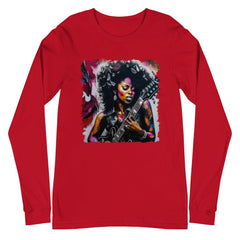 Rocking Out, Feminine Style Unisex Long Sleeve Tee - Beyond T-shirts