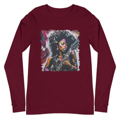 Rocking Out, Feminine Style Unisex Long Sleeve Tee - Beyond T-shirts