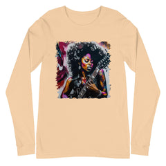 Rocking Out, Feminine Style Unisex Long Sleeve Tee - Beyond T-shirts