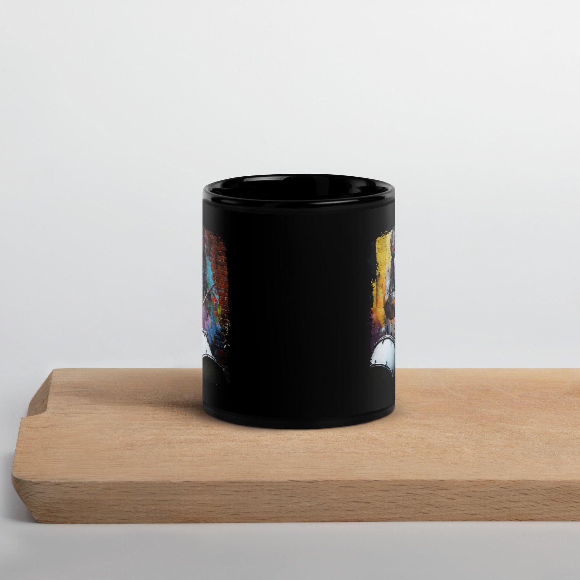 Rocking The Kit Out Black Glossy Mug - Beyond T-shirts