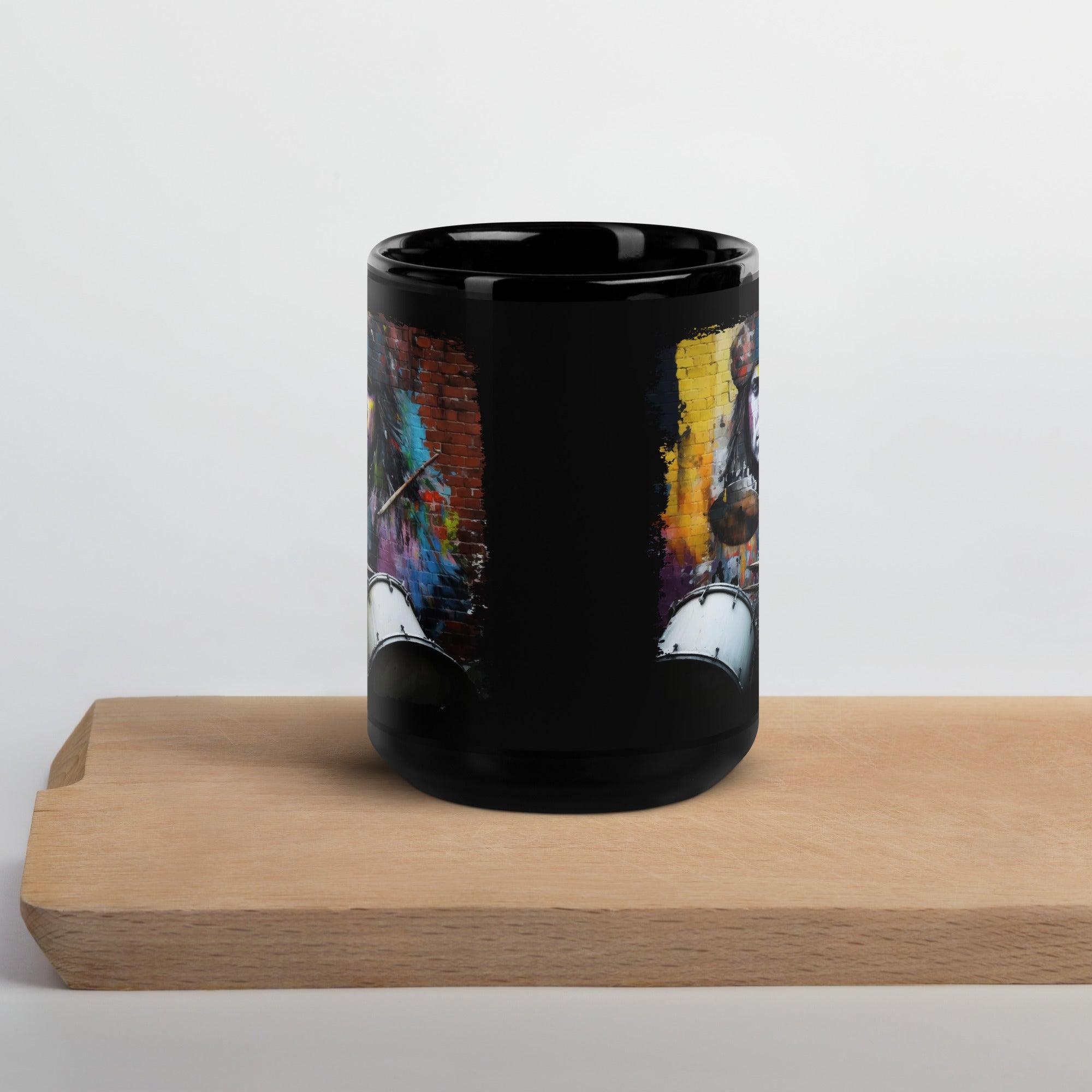 Rocking The Kit Out Black Glossy Mug - Beyond T-shirts