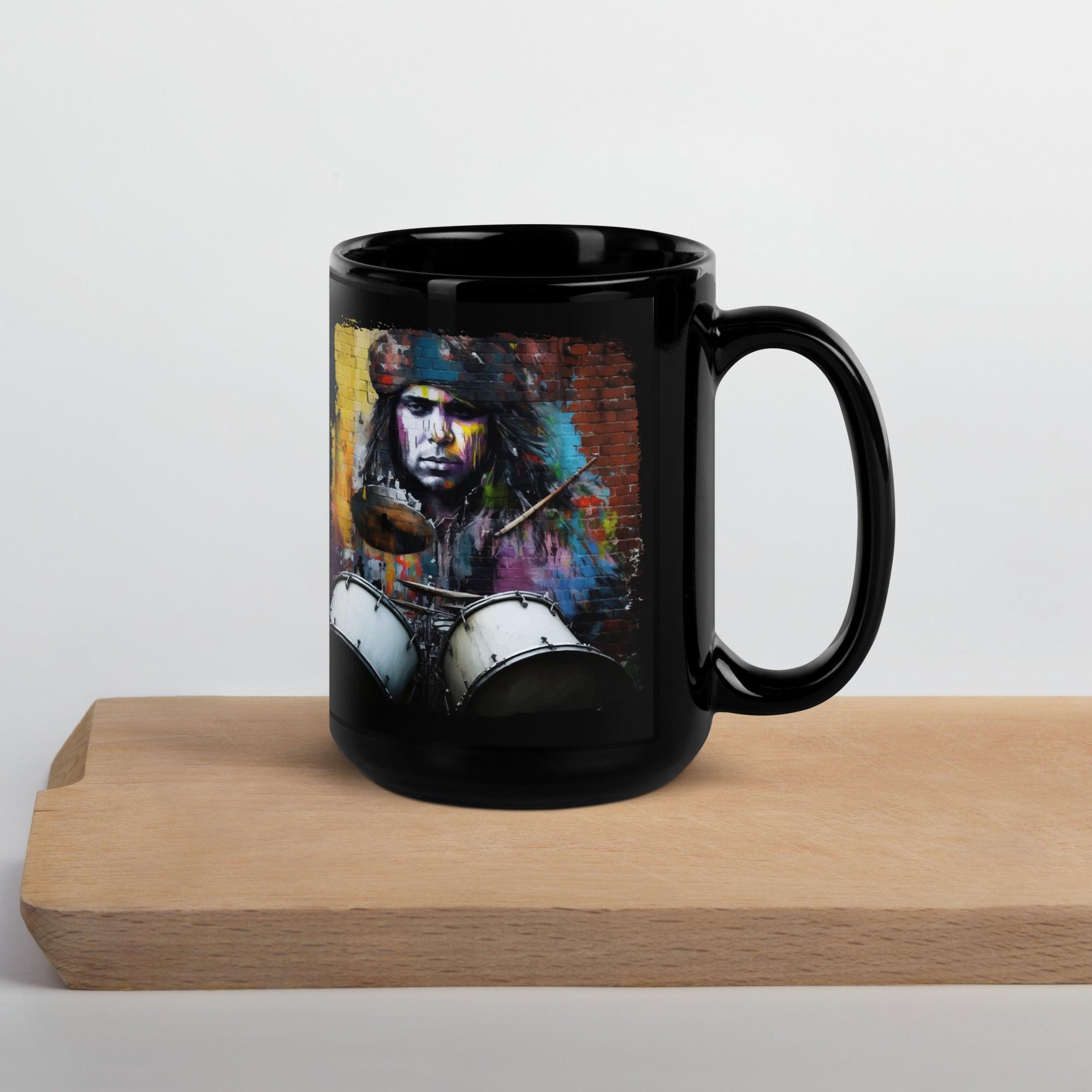 Rocking The Kit Out Black Glossy Mug - Beyond T-shirts