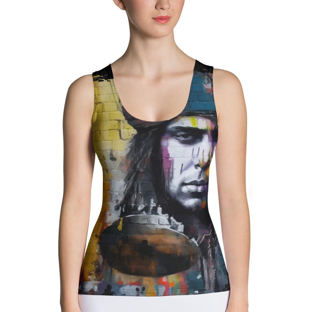 Rocking The Kit Out Sublimation Cut & Sew Tank Top - Beyond T-shirts