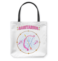 Sagitarius Basketweave Tote Bag | Zodiac Series 1 - Beyond T-shirts