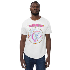 Sagitarius Men's Curved Hem T-Shirt | Zodiac Series 1 - Beyond T-shirts