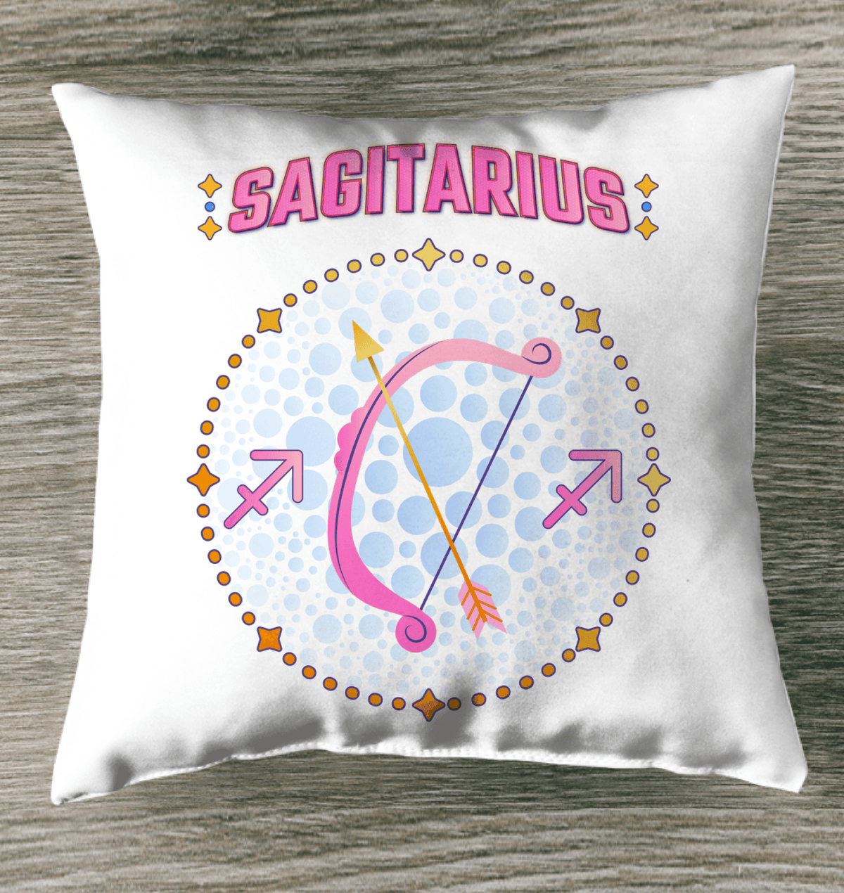 Sagitarius Outdoor Pillow | Zodiac Series 1 - Beyond T-shirts