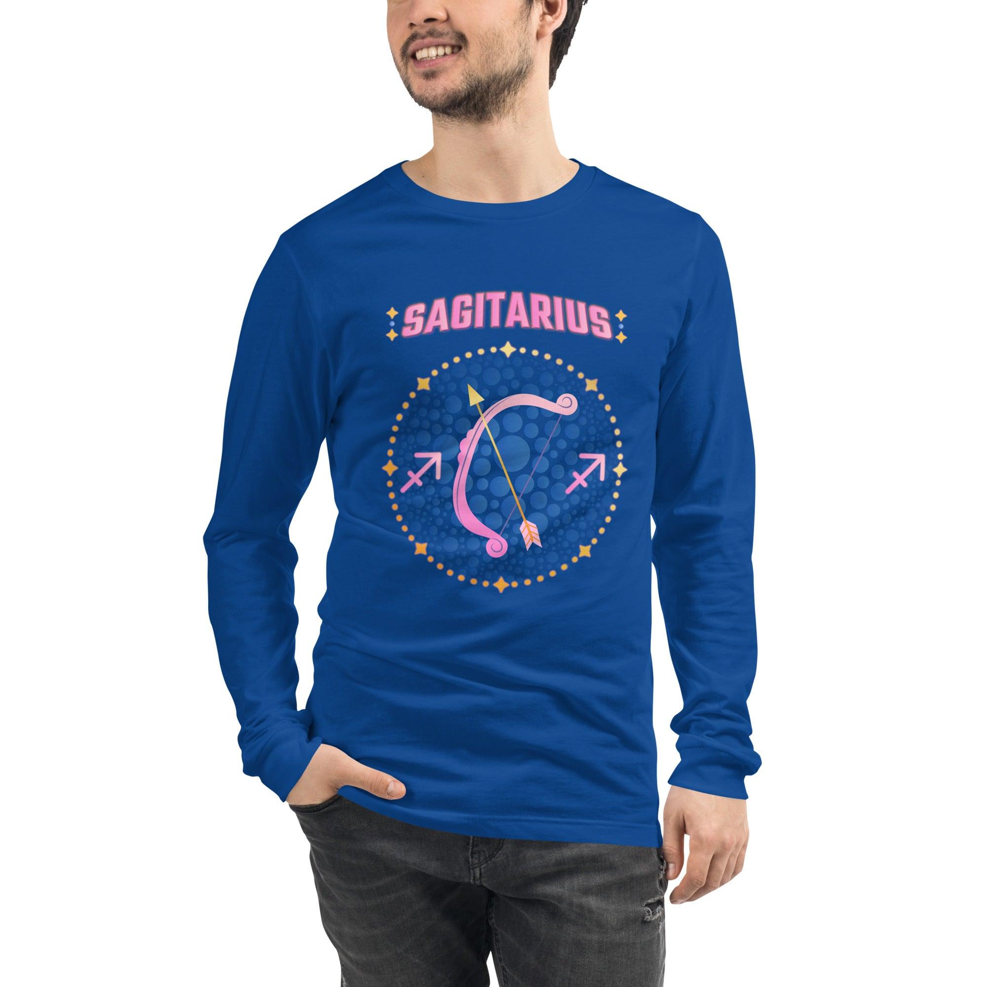 Sagitarius Unisex Long Sleeve Tee | Zodiac Series 1 - Beyond T-shirts