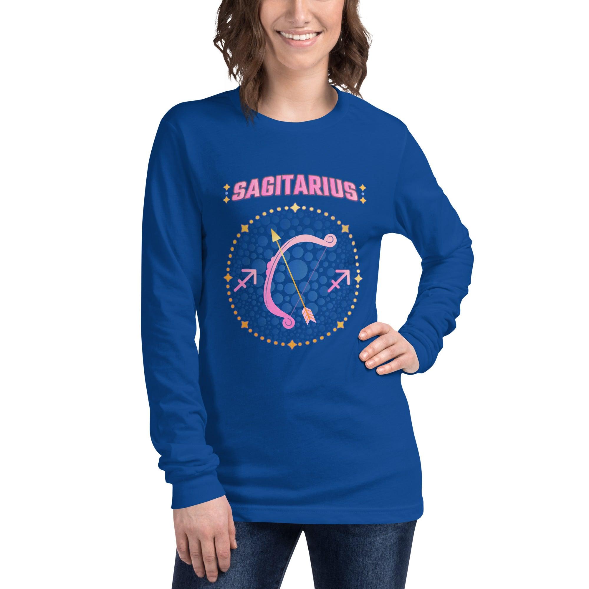 Sagitarius Unisex Long Sleeve Tee | Zodiac Series 1 - Beyond T-shirts