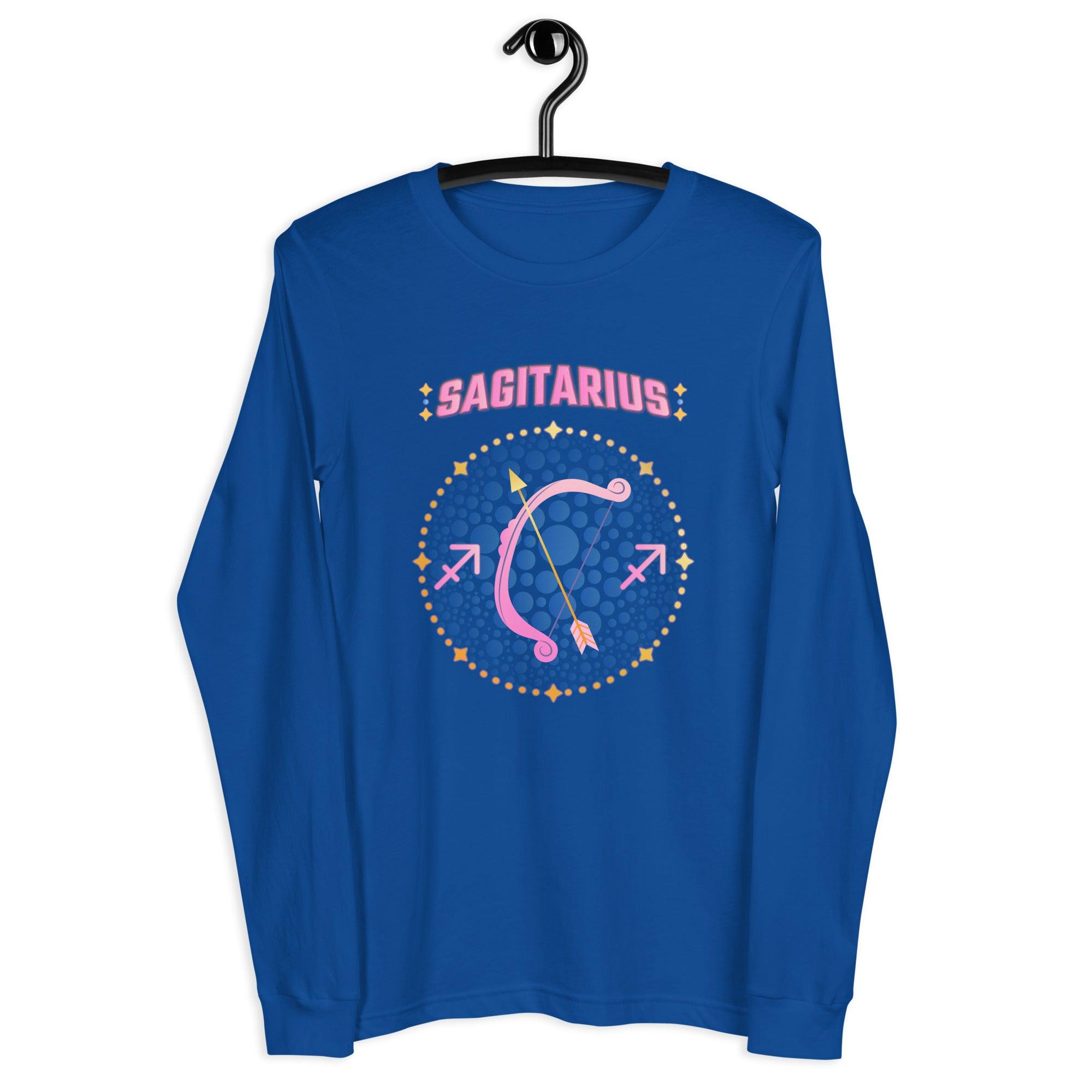 Sagitarius Unisex Long Sleeve Tee | Zodiac Series 1 - Beyond T-shirts