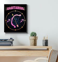 Sagitarius Wrapped Canvas | Zodiac series 1 - Beyond T-shirts