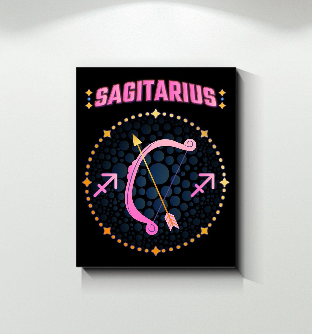 Sagitarius Wrapped Canvas | Zodiac series 1 - Beyond T-shirts