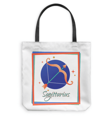 Sagittarius Basketweave Tote Bag | Zodiac Series 3 - Beyond T-shirts