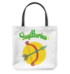Sagittarius Basketweave Tote Bag | Zodiac Series 5 - Beyond T-shirts