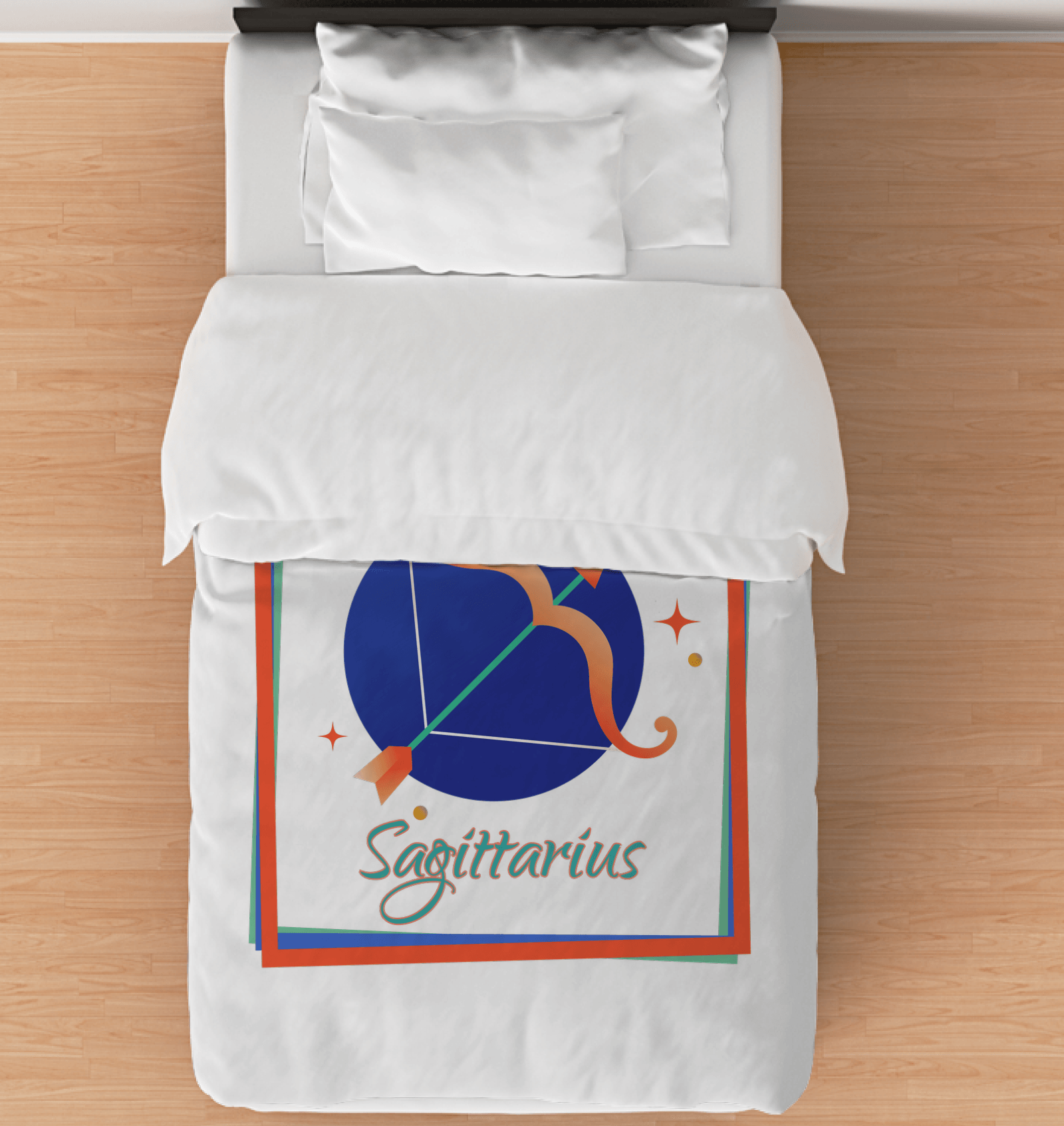 Sagittarius Duvet Cover - Twin | Zodiac Series 3 - Beyond T-shirts