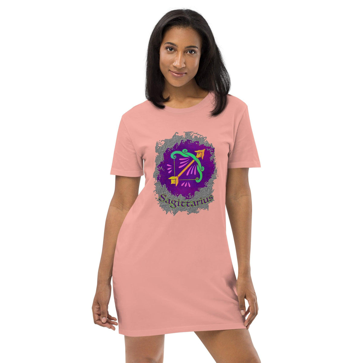 Sagittarius Organic Cotton T-shirt Dress | Zodiac Series 11 - Beyond T-shirts