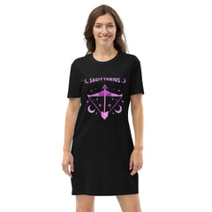 Sagittarius Organic Cotton T-shirt Dress | Zodiac Series 2 - Beyond T-shirts