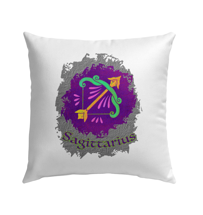 Sagittarius Outdoor Pillow | Zodiac Series 11 - Beyond T-shirts