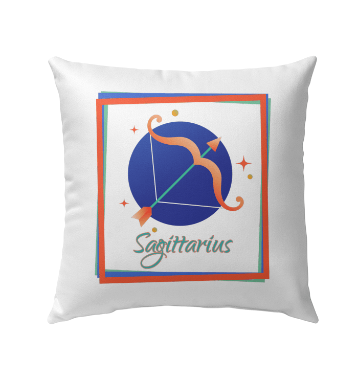 Sagittarius Outdoor Pillow | Zodiac Series 3 - Beyond T-shirts