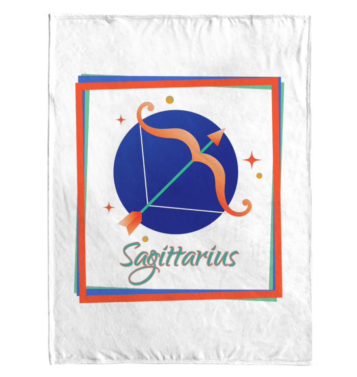 Sagittarius Sherpa Blanket | Zodiac Series 3 - Beyond T-shirts