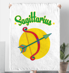 Sagittarius Sherpa Blanket | Zodiac Series 5 - Beyond T-shirts