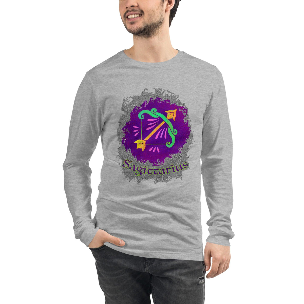 Sagittarius Unisex Long Sleeve Tee | Zodiac Series 11 - Beyond T-shirts