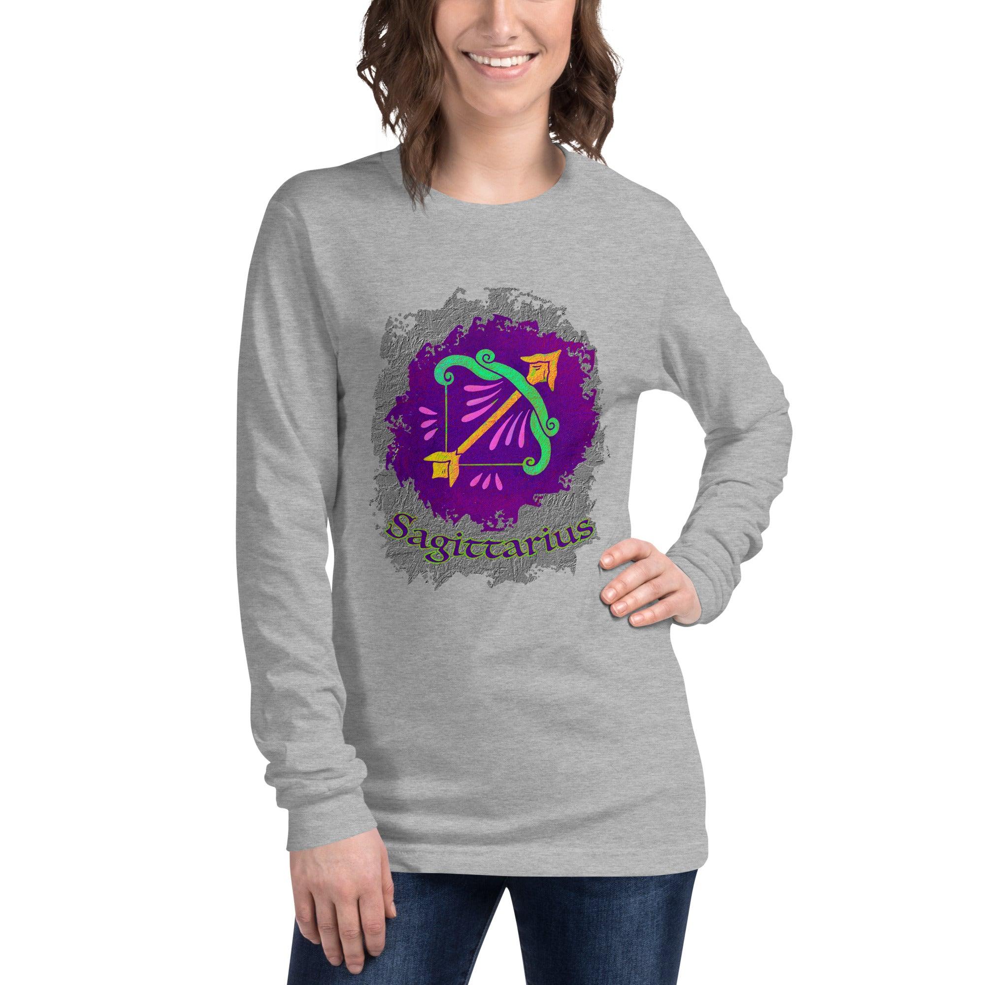 Sagittarius Unisex Long Sleeve Tee | Zodiac Series 11 - Beyond T-shirts