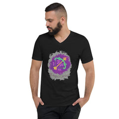 Sagittarius Unisex Short Sleeve V-Neck T-Shirt | Zodiac Series 11 - Beyond T-shirts