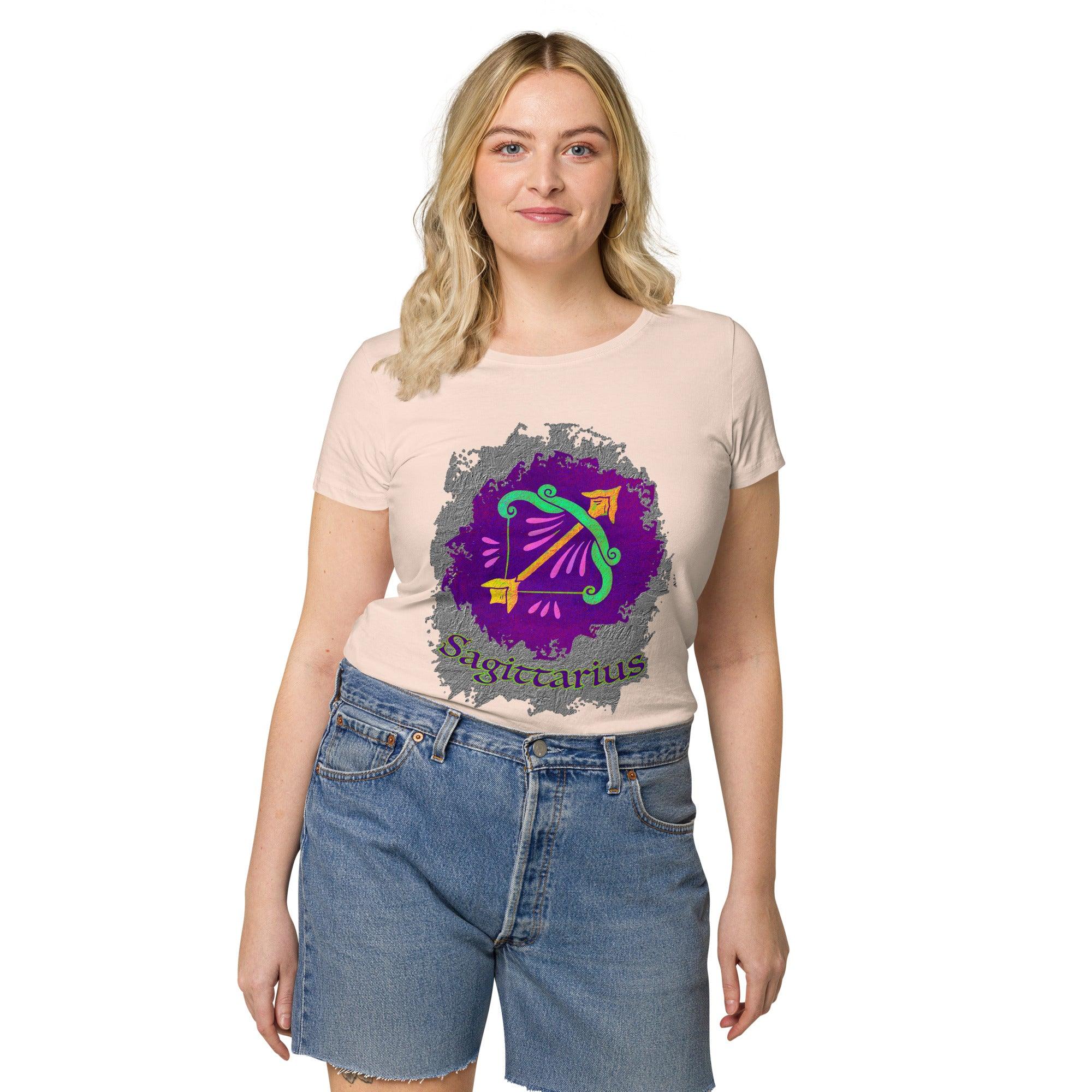 Sagittarius Women’s Basic Organic T-shirt | Zodiac Series 11 - Beyond T-shirts