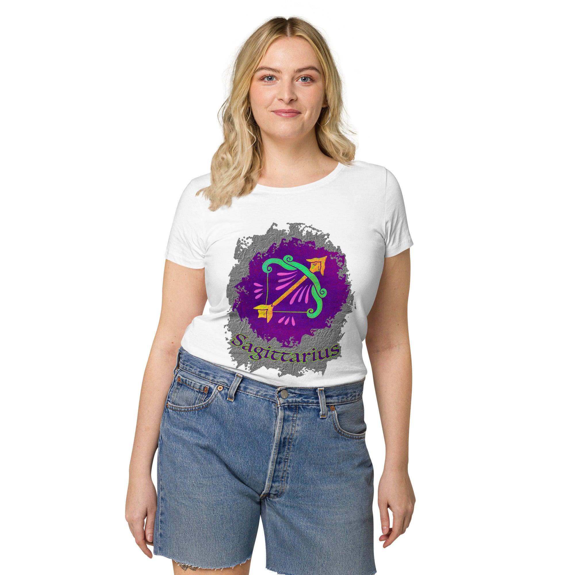 Sagittarius Women’s Basic Organic T-shirt | Zodiac Series 11 - Beyond T-shirts