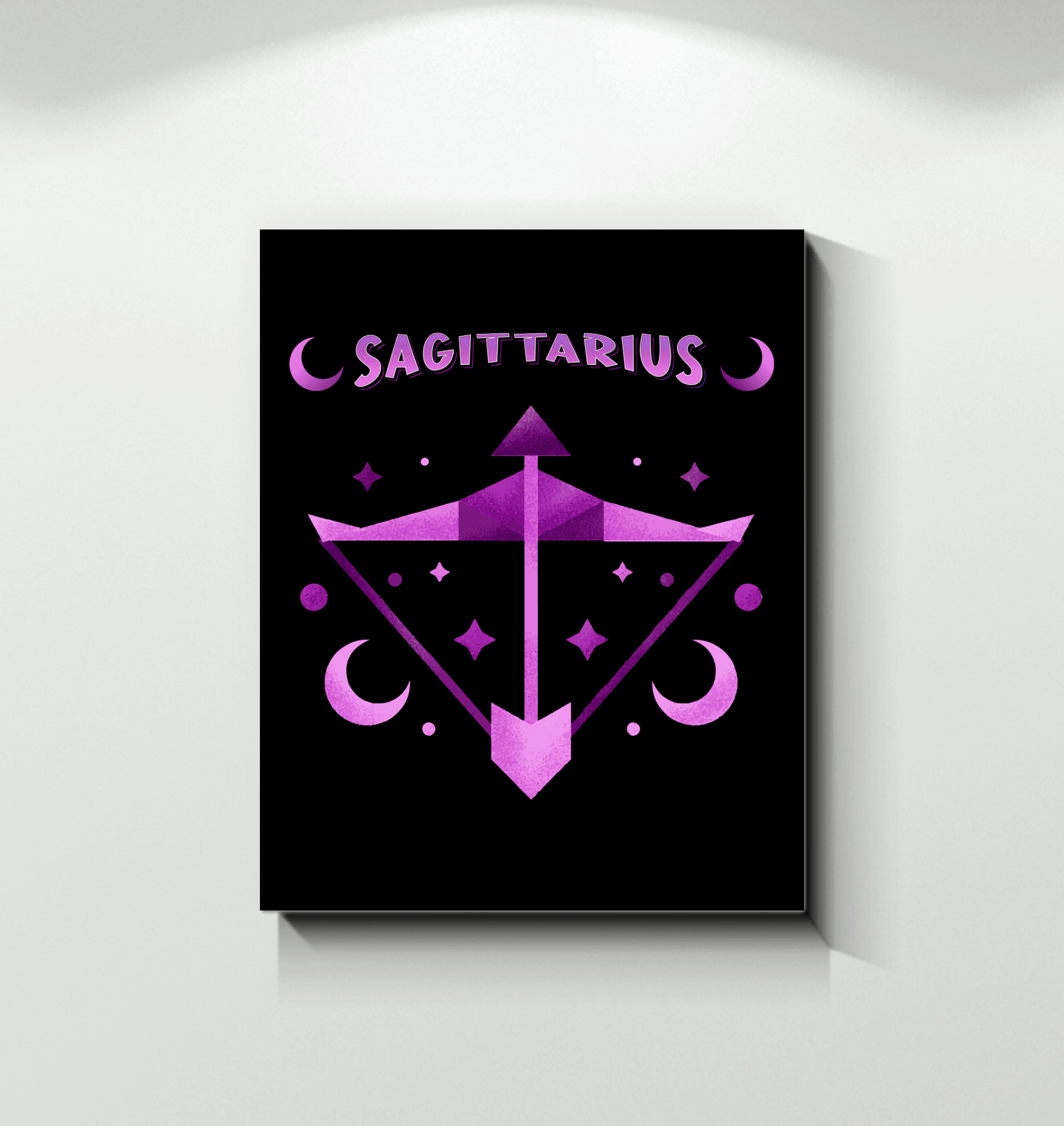 Sagittarius Wrapped Canvas 16x20 | Zodiac Series 2 - Beyond T-shirts
