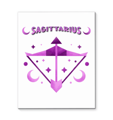Sagittarius Wrapped Canvas 16x20 | Zodiac Series 2 - Beyond T-shirts