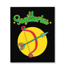 Sagittarius Wrapped Canvas | Zodiac series 5 - Beyond T-shirts