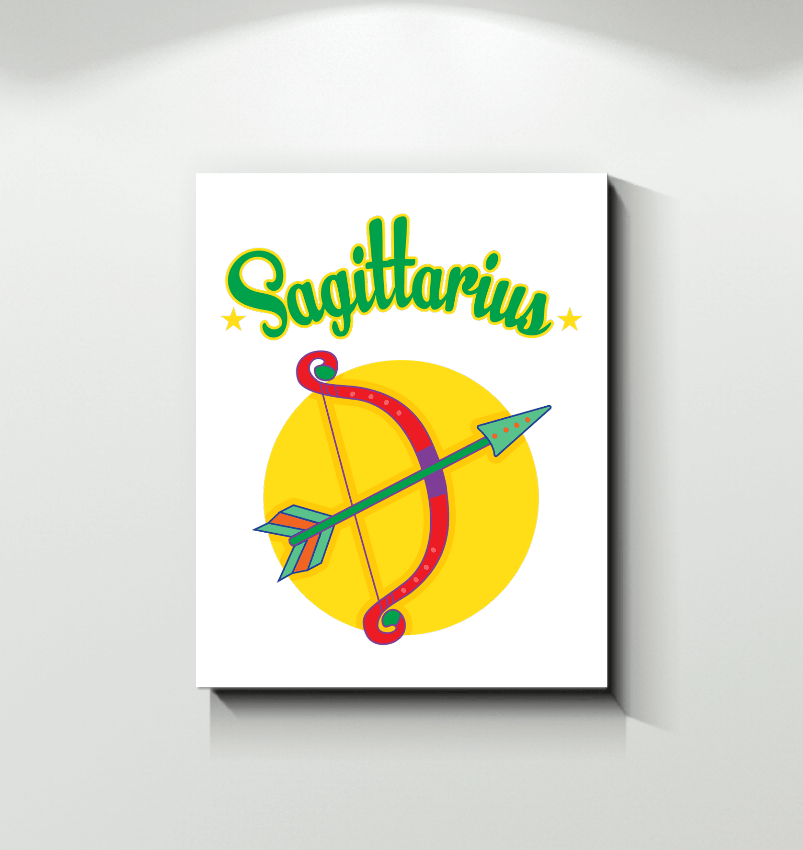 Sagittarius Wrapped Canvas | Zodiac series 5 - Beyond T-shirts