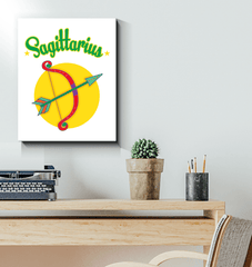 Sagittarius Wrapped Canvas | Zodiac series 5 - Beyond T-shirts