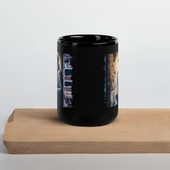 Sax It Up Black Glossy Mug - Beyond T-shirts