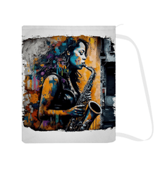 Saxophone Inspires Her Art Laundry Bag - Beyond T-shirts