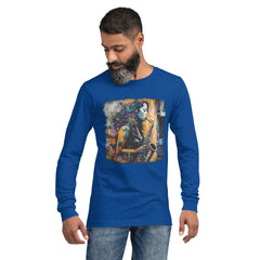 Saxophone Inspires Her Art Unisex Long Sleeve Tee - Beyond T-shirts